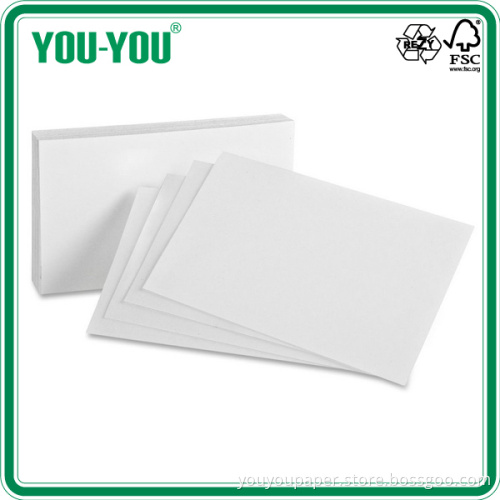 3*5" 100/Pk White Loose Plain Index Card